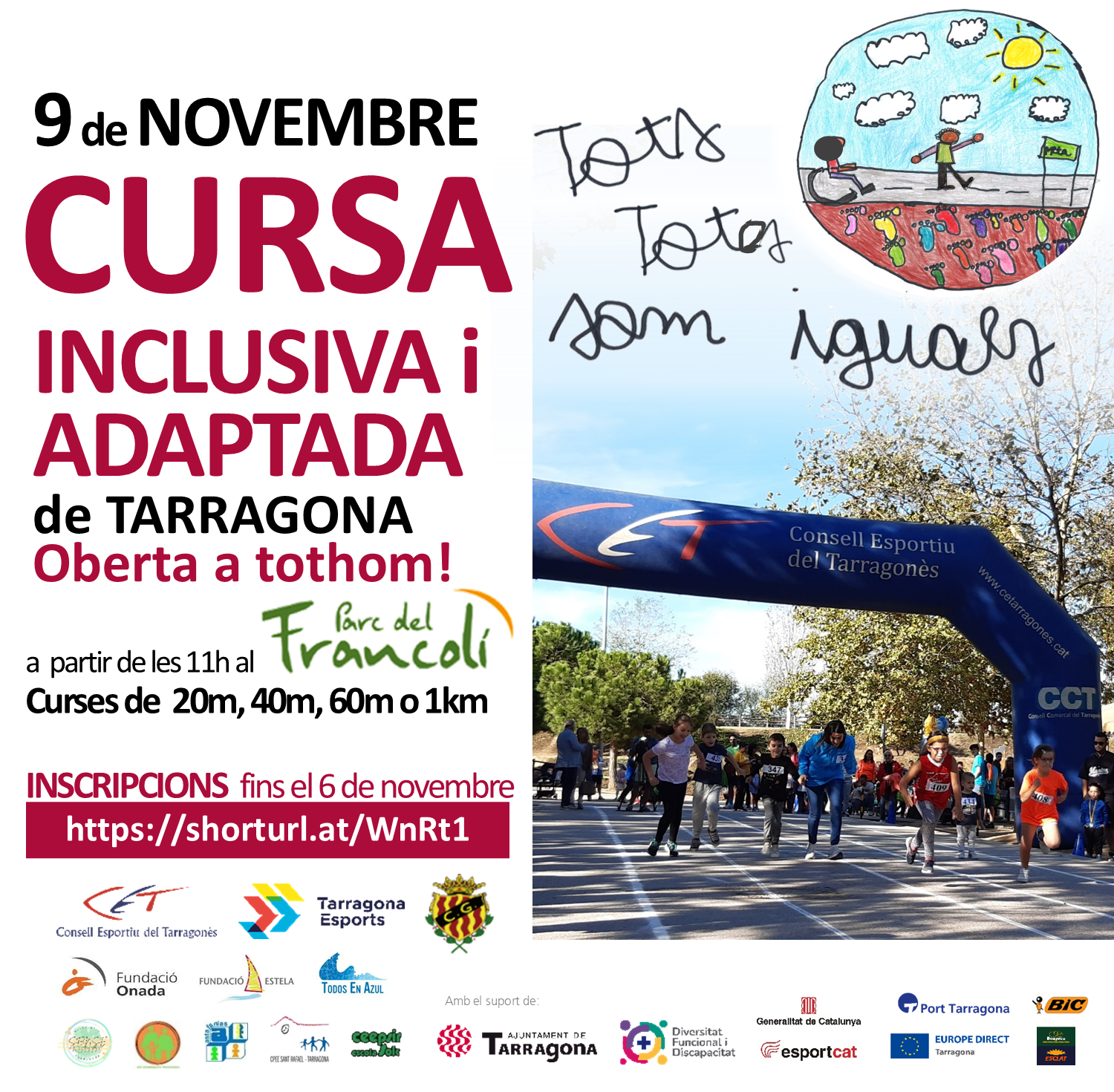 cursa carrera inclusiva tarragona