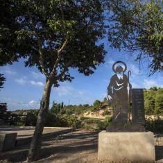 Imatge de la ruta maginiana, que es va instal·lar l’any passat al llarg de tot el recorregut - © Manel R. Granell